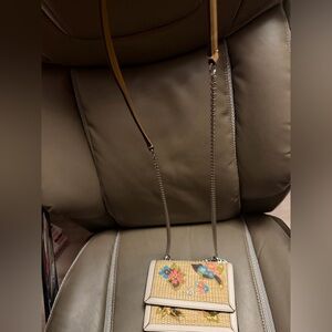 Coach Mini Klare Crossbody Bag with Floral Embroidery